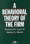 Richard M. Cyert, James G. March «Behavioral Theory of the Firm» = 1724.8 RUR